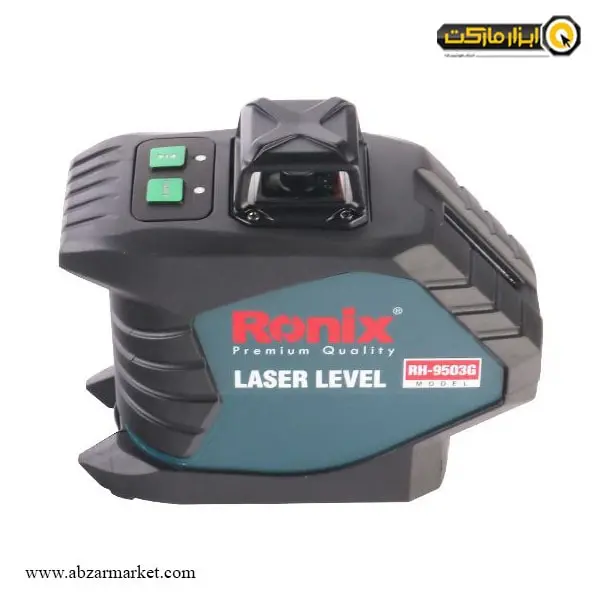 تراز لیزری رونیکس دو خط 360 درجه نور سبز مدل RH-9503G