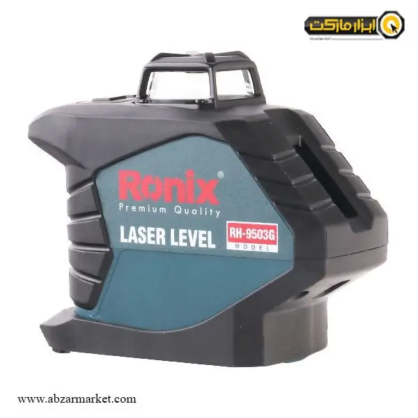 تراز لیزری رونیکس دو خط 360 درجه نور سبز مدل RH-9503G