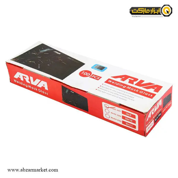 شیشه ماسک جوشکاری آروا مدل 8301-مجموعه ( 10 عددی )