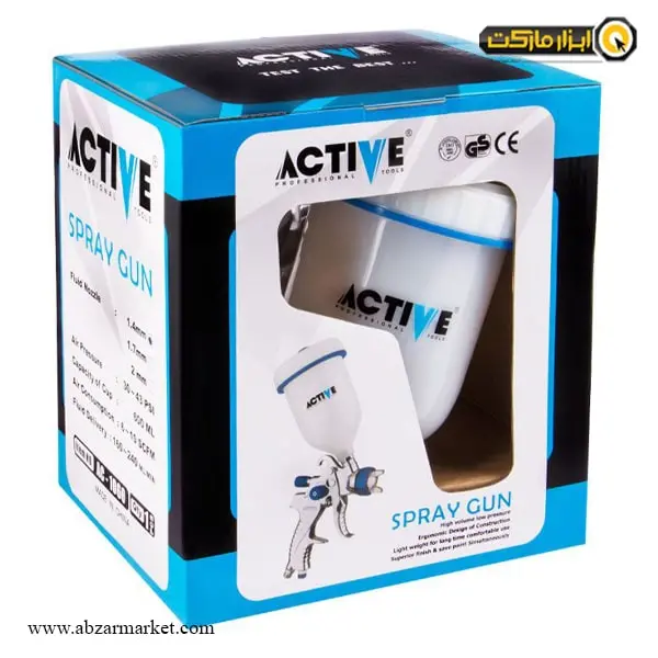 پیستوله رنگ بادی اکتیو مدل AC-1060 پیستوله رنگ بادی اکتیو مدل AC-1060