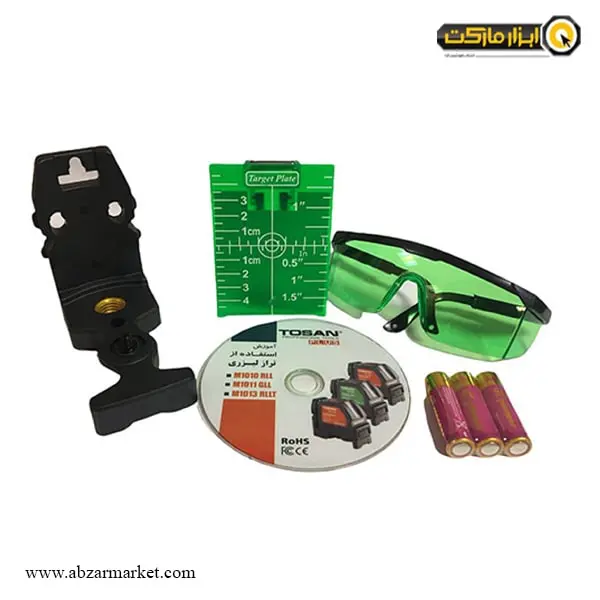 تراز لیزری توسن دو خط نور سبز مدل M1011 GLL تراز لیزری توسن دو خط نور سبز مدل M1011 GLL