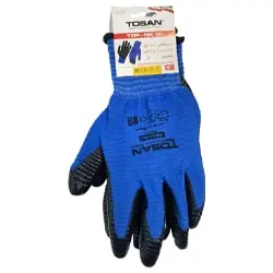 دستکش ایمنی توسن فلامنت نیتریل شیاری مدل TDP-NK10-مجموعه ( 2 جفتی )
