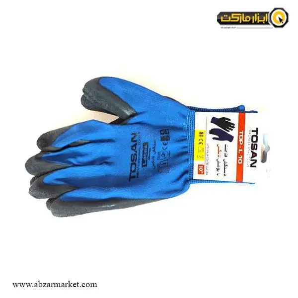 دستکش ایمنی توسن فلامنت لاتکس مدل TDP-L10-مجموعه ( 2 جفتی )