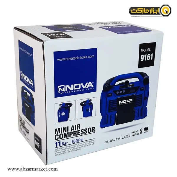 پمپ باد فندکی و برق شهری نووا مدل NTA-9161