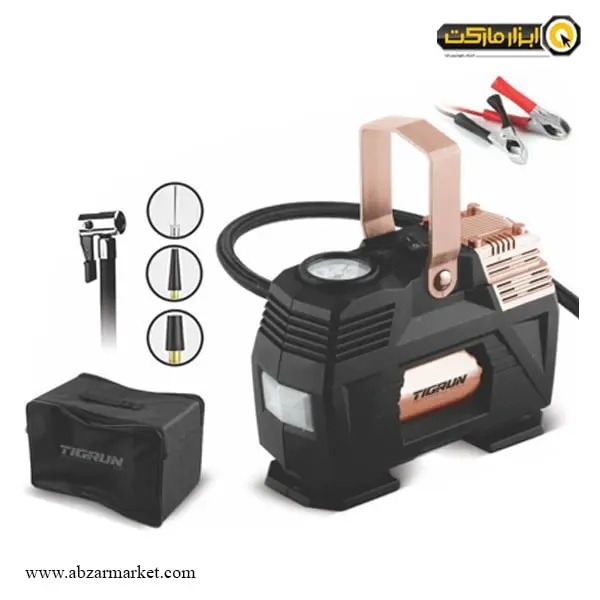 کمپرسور باد فندکی و سر باتری تیگران مدل TG-TI01