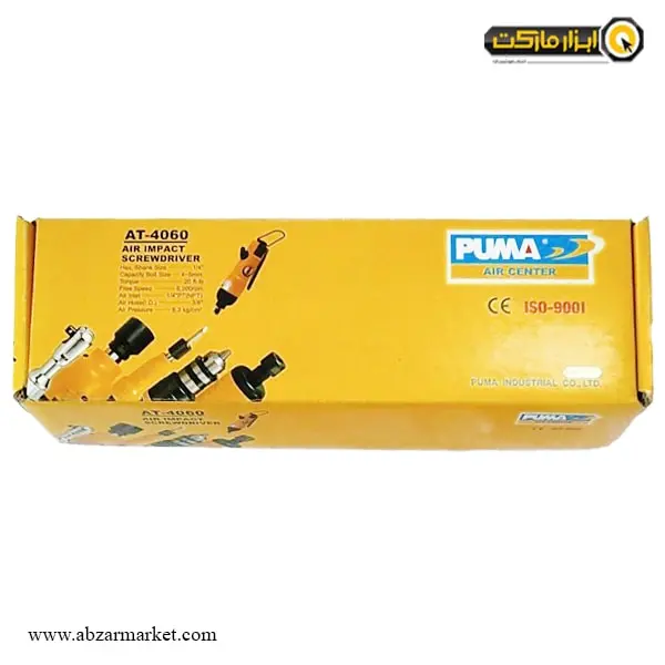 پیچ گوشتی بادی پوما مستقیم ضربه ای مدل AT-4060