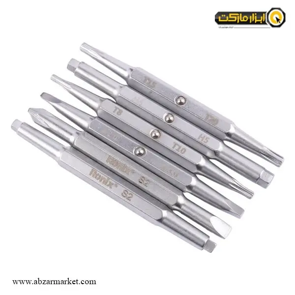 ست سر پیچ گوشتی رونیکس جغجغه ای 9 عددی مدل RH-2725