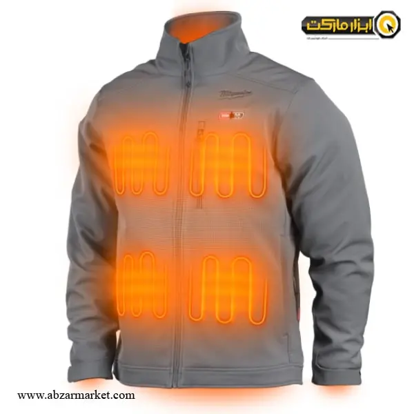 کاپشن هیتردار شارژی میلواکی با باتری مدل M12 HJ GREY5-201