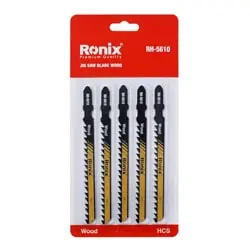 تیغ اره عمود بر چوب رونیکس مجموعه 5 عددی مدل RH-5610