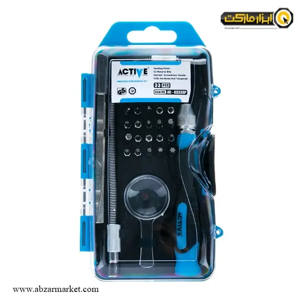 ست سر پیچ گوشتی اکتیو 33 عددی مدل AC-6333SP ست سر پیچ گوشتی اکتیو 33 عددی مدل AC-6333SP