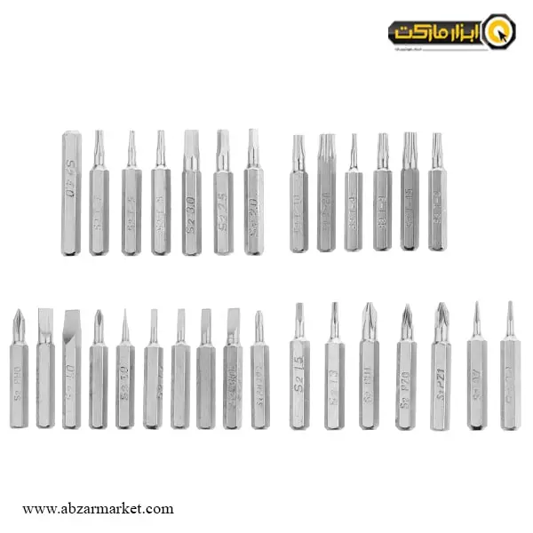 ست سر پیچ گوشتی اکتیو 33 عددی مدل AC-6333SP ست سر پیچ گوشتی اکتیو 33 عددی مدل AC-6333SP