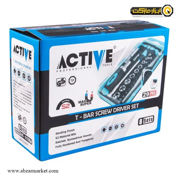 ست سر پیچ گوشتی اکتیو 29 عددی مدل AC-6129SA ست سر پیچ گوشتی اکتیو 29 عددی مدل AC-6129SA