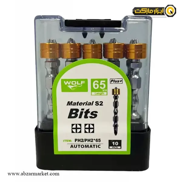سر پیچ گوشتی ولف دو سر چهارسو اتوماتیک مگنتی-مجموعه ( 2 عددی ) سر پیچ گوشتی ولف دو سر چهارسو اتوماتیک مگنتی-مجموعه ( 2 عددی )