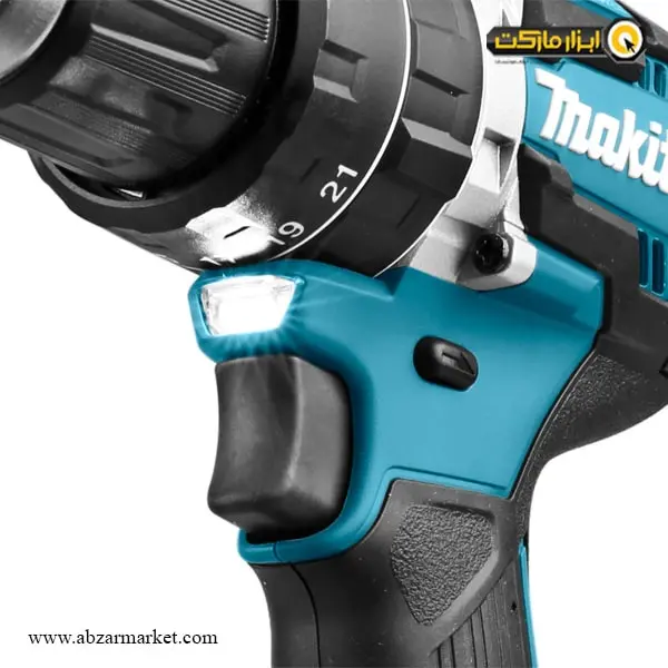 دریل شارژی چکشی ماکیتا براشلس لیتیوم 18 ولت مدل DHP484RTJ
