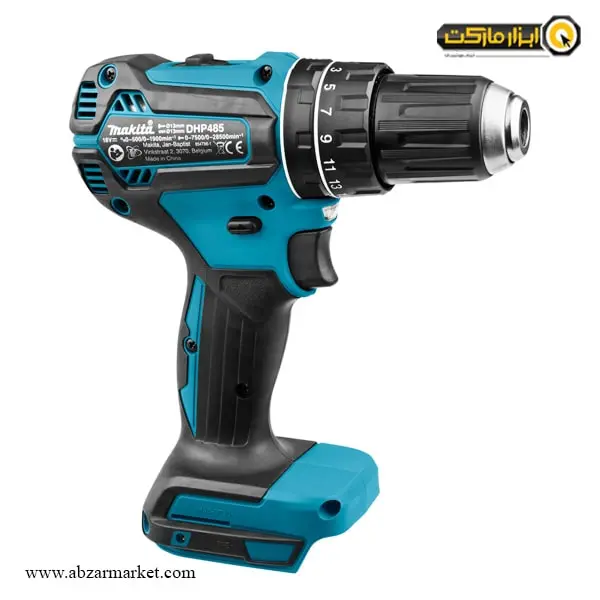 دریل شارژی چکشی ماکیتا براشلس لیتیوم 18 ولت مدل DHP485RTJ