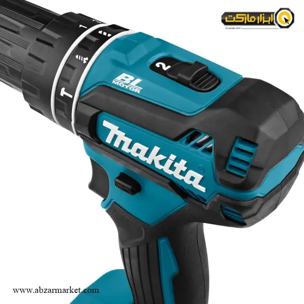 دریل شارژی چکشی ماکیتا براشلس لیتیوم 18 ولت مدل DHP485RTJ