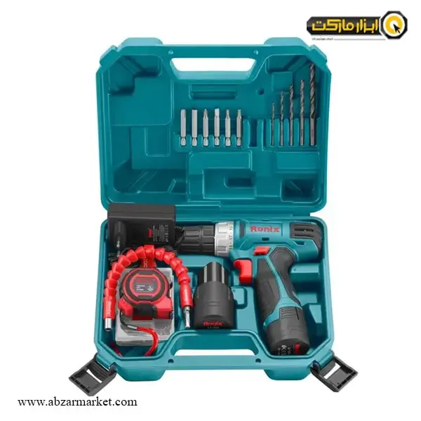 کیت شارژی 12 ولت 19 پارچه رونیکس مدل RS-8012 کیت شارژی 12 ولت 19 پارچه رونیکس مدل RS-8012