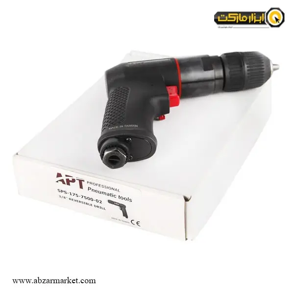 دریل بادی APT هفت تیری سه نظام اتوماتیک 10 میلی متر مدل AP-175-7500-02