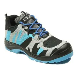 کفش ایمنی بافتی یحیی چریکی آبی مدل 599