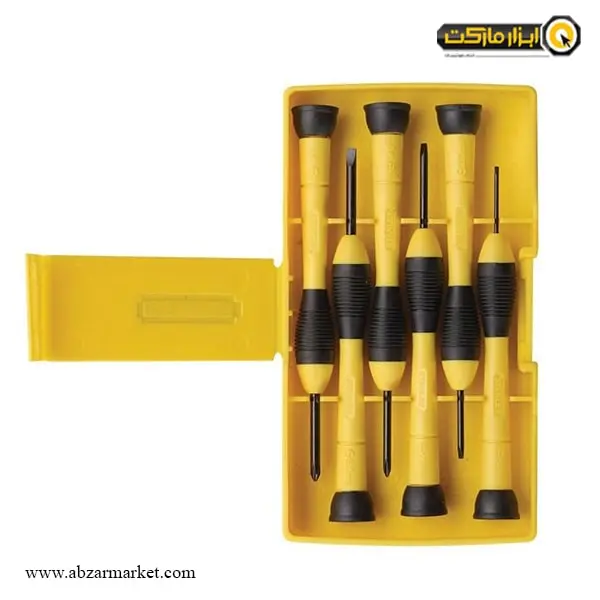 ست پیچ گوشتی ساعتی استنلی 6 عددی مدل STHT66052-8