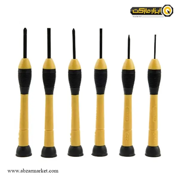 ست پیچ گوشتی ساعتی استنلی 6 عددی مدل STHT66052-8