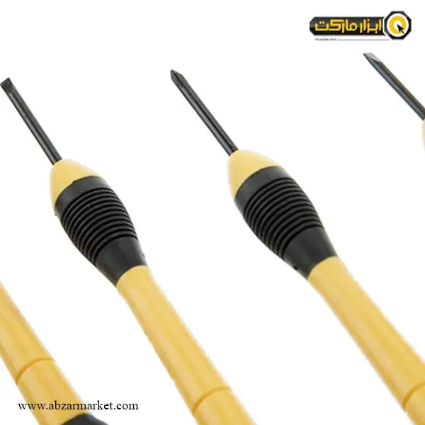 ست پیچ گوشتی ساعتی استنلی 6 عددی مدل STHT66052-8