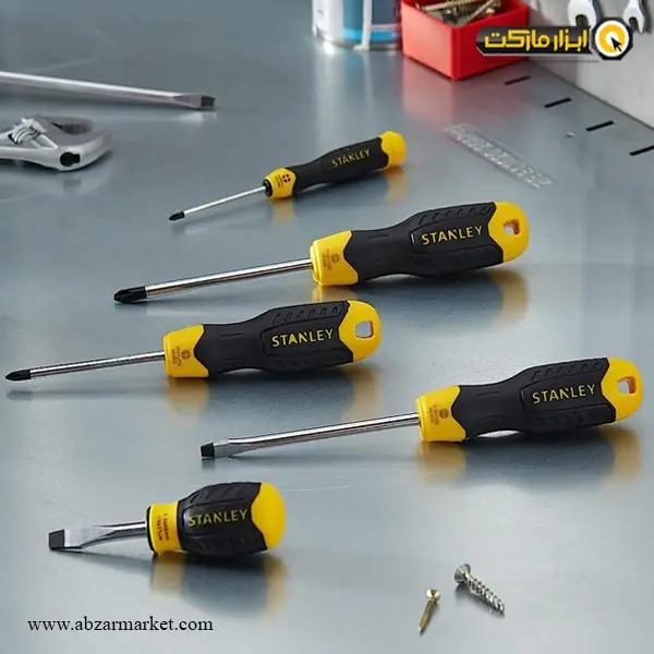 ست پیچ گوشتی دوسو و چهارسو استنلی 8 عددی مدل 011-65-0