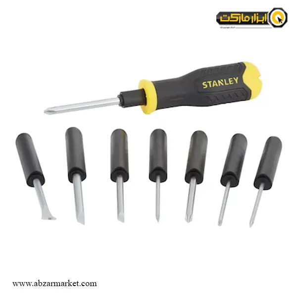 ست پیچ گوشتی دوسو و چهارسو استنلی 8 عددی مدل 511-62-0 ست پیچ گوشتی دوسو و چهارسو استنلی 8 عددی مدل 511-62-0