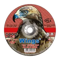 صفحه استیل بر عقاب (وینگز) 180x3 میلی متر