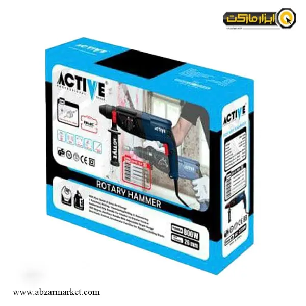دریل بتن کن 3 کیلویی اکتیو مدل AC-2226M دریل بتن کن 3 کیلویی اکتیو مدل AC-2226M