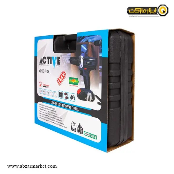 دریل شارژی اکتیو لیتیوم 14 ولت مدل AC-3414L