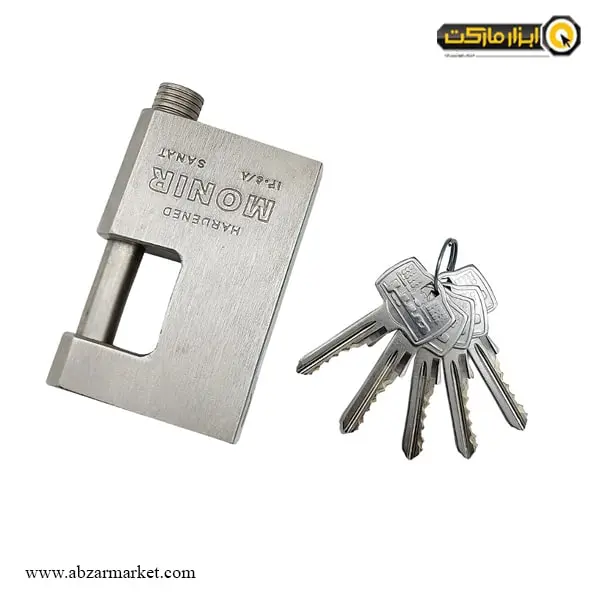 قفل کتابی منیر صنعت دو شیار پله ای مدل M100