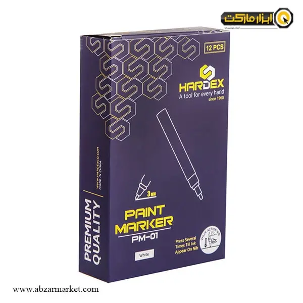 متال مارکر سفید هاردکس مدل PM-01-مجموعه ( 2 عددی )
