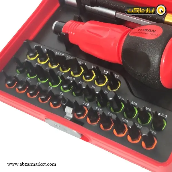 ست سر پیچ گوشتی توسن 35 عددی مدل T814-S35