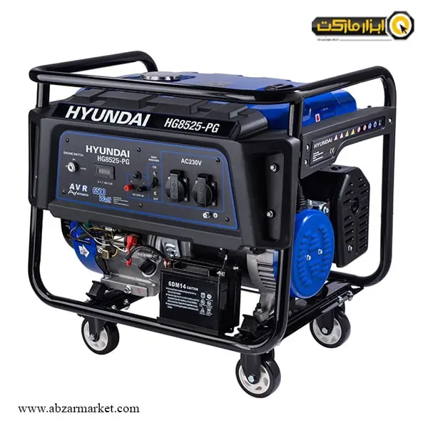موتور برق هیوندای 8.5 کیلو وات مدل HG8525-PG موتور برق هیوندای 8.5 کیلو وات مدل HG8525-PG