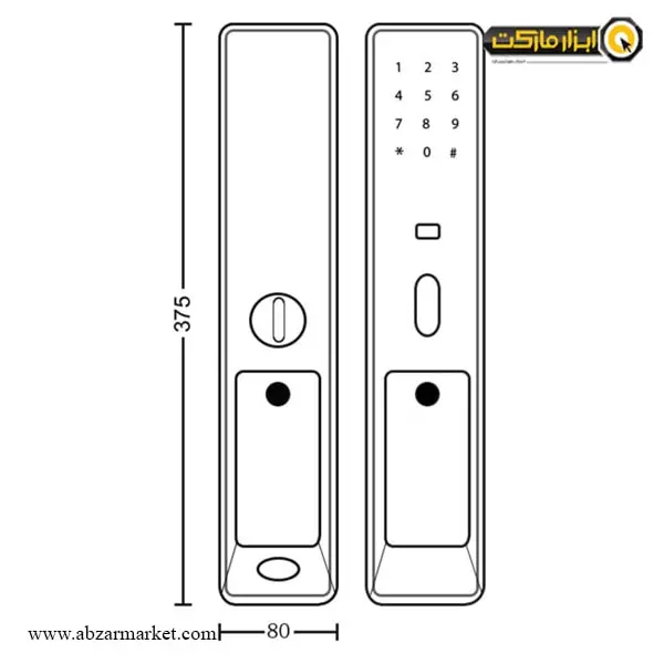 دستگیره دیجیتال سامسونگ مدل SHP-P50