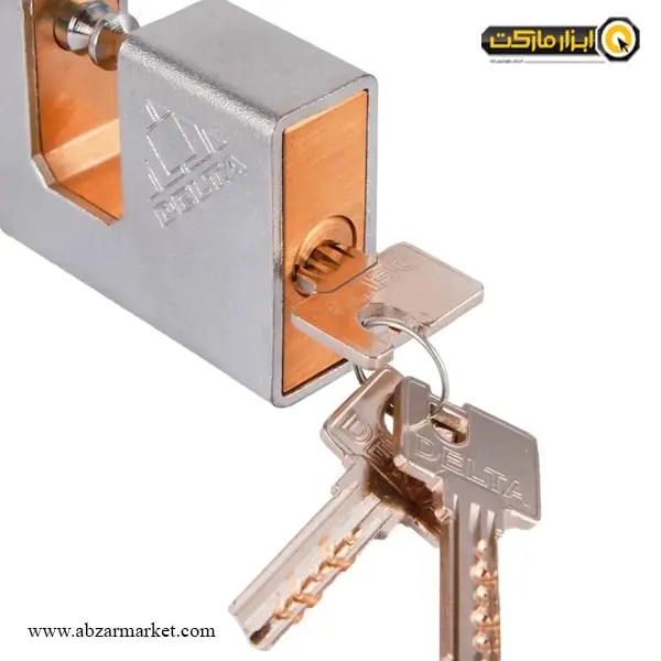 قفل کتابی دلتا روکش دار کامپیوتری مدل B-10070