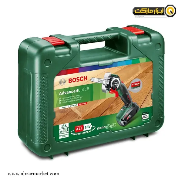 اره زنجیری شارژی بوش براشلس 20 سانتی متر مدل Advanced Cut 18 اره زنجیری شارژی بوش براشلس 20 سانتی متر مدل Advanced Cut 18