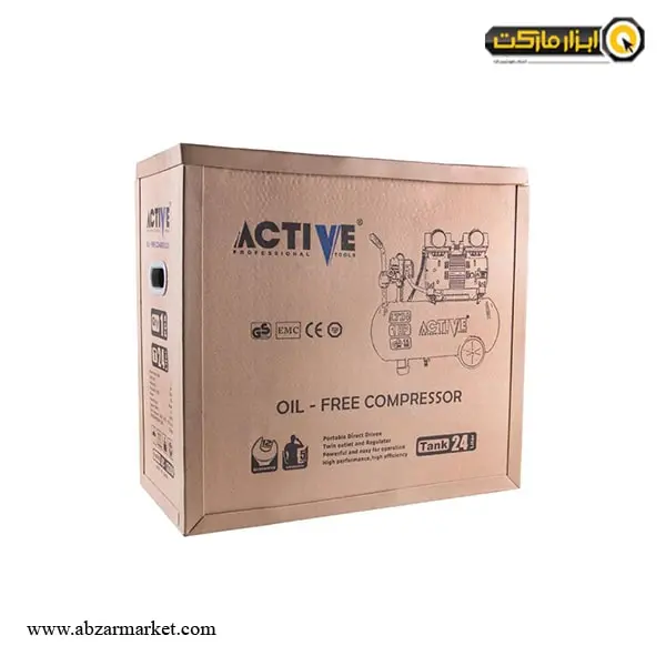 کمپرسور هوا سایلنت 24 لیتری اکتیو مدل AC-1324SP