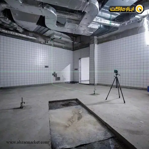 تراز لیزری بوش دو خط 360 درجه نور سبز با سه پایه مدل GLL 2-20 G
