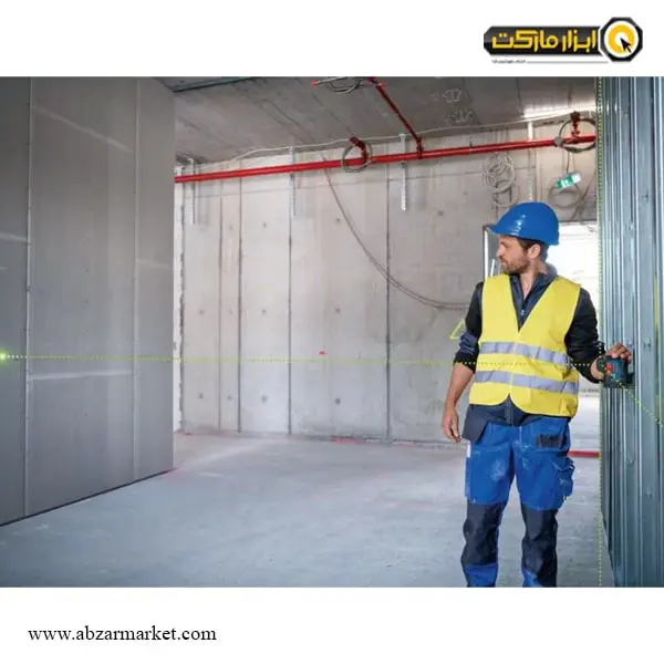 تراز لیزری بوش نقطه زن نور سبز مدل GPL 5 G