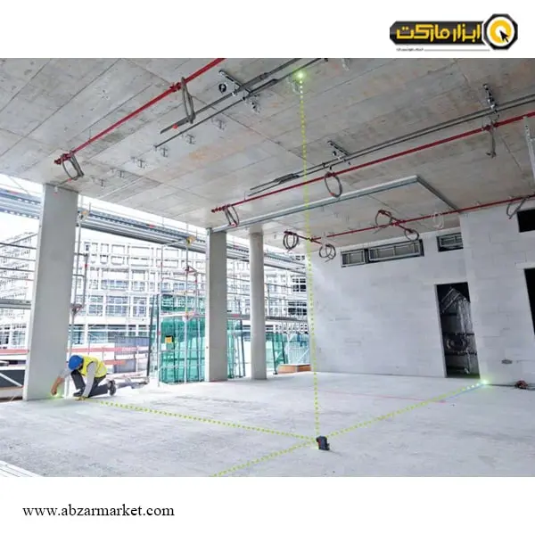 تراز لیزری بوش نقطه زن نور سبز مدل GPL 5 G