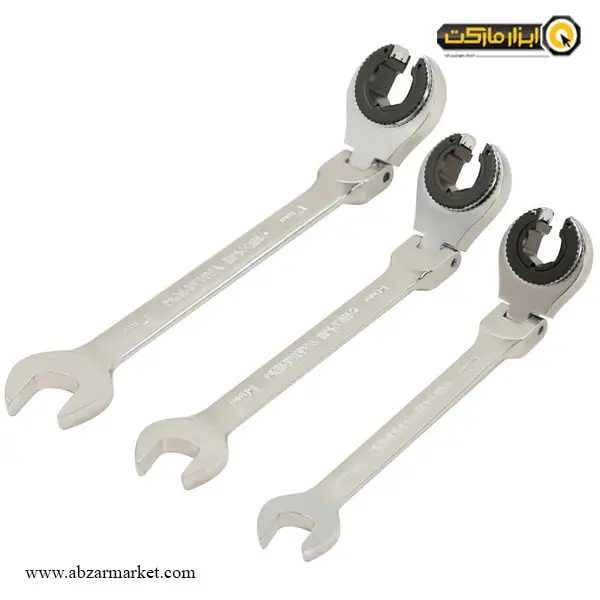 آچار یک سر تخت یک سر رینگ جغجغه داناپلاس مدل D55