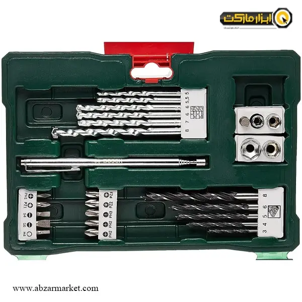 ست بیت و مته و سوکت بوش تیتانیوم 48 عددی مدل V-Line ست بیت و مته و سوکت بوش تیتانیوم 48 عددی مدل V-Line