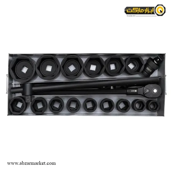 جعبه بکس داناپلاس فشار قوی 20 پارچه 1 اینچ مدل D7980120 جعبه بکس داناپلاس فشار قوی 20 پارچه 1 اینچ مدل D7980120