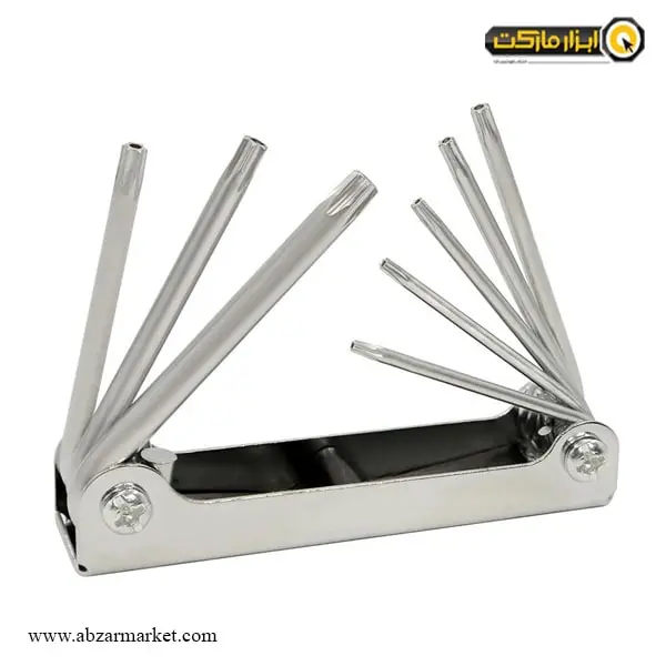آچار آلن ستاره ای داناپلاس چاقویی 8 عددی مدل DF57508
