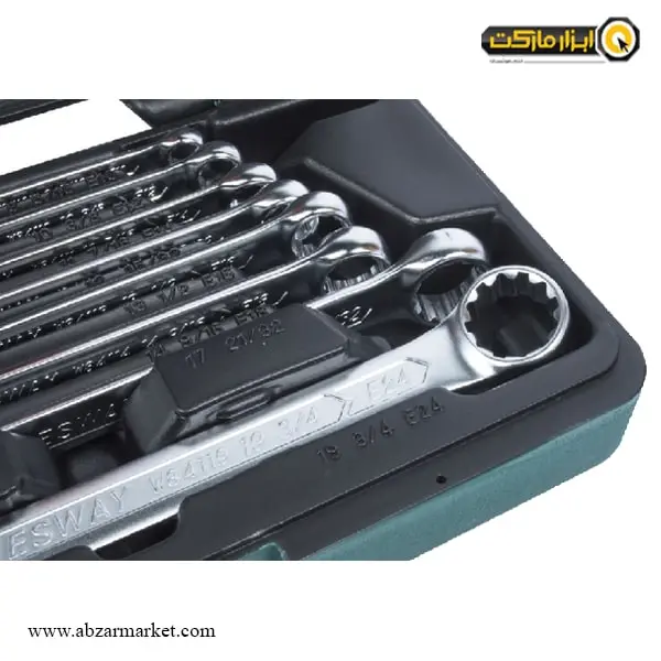 ست آچار یکسر تخت یکسر رینگ جانزوی 8 عددی مدل W84108S