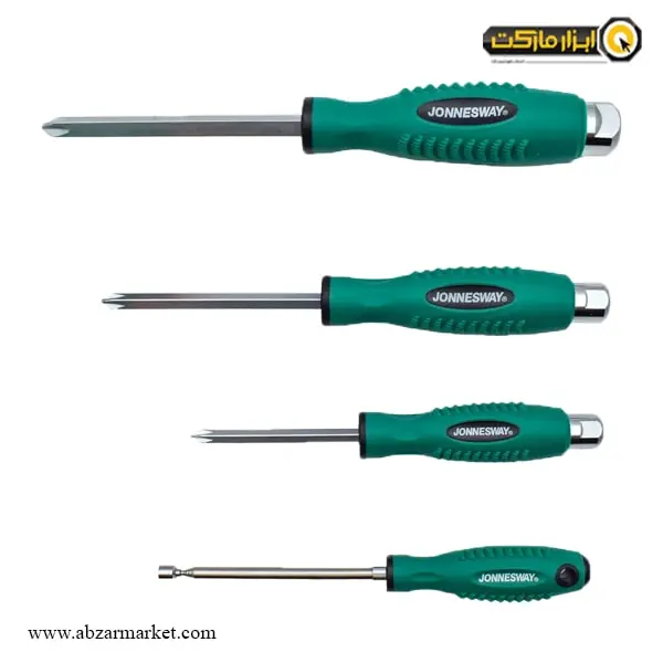 ست پیچ گوشتی ضربه خور جانزوی 7 عددی مدل D70PP07S