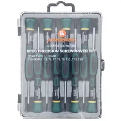 ست پیچ گوشتی ساعتی جانزوی 8 عددی مدل D3750T08S