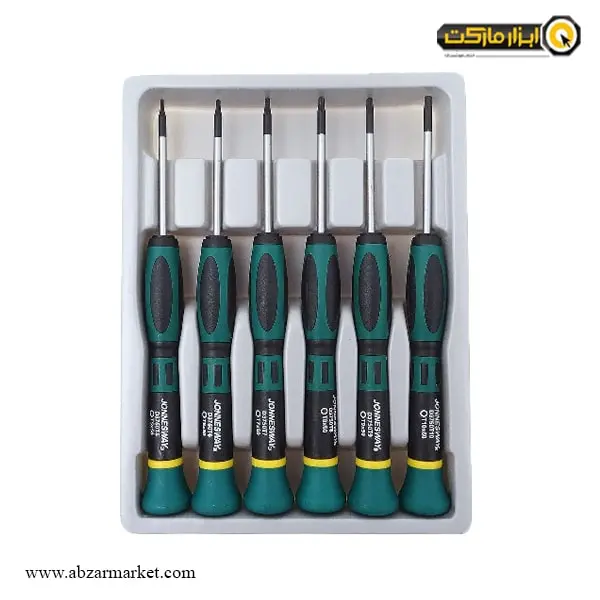 ست پیچ گوشتی ساعتی جانزوی 8 عددی مدل D3750T08S